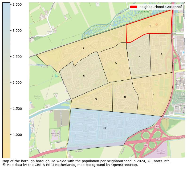 Image of the neighbourhood Grittenhof at the map. This image is used as introduction to this page. This page shows a lot of information about the population in the neighbourhood Grittenhof (such as the distribution by age groups of the residents, the composition of households, whether inhabitants are natives or Dutch with an immigration background, data about the houses (numbers, types, price development, use, type of property, ...) and more (car ownership, energy consumption, ...) based on open data from the Dutch Central Bureau of Statistics and various other sources!