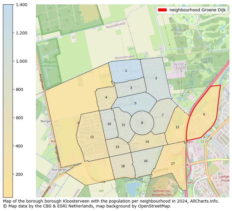 Image of the neighbourhood Groene Dijk at the map. This image is used as introduction to this page. This page shows a lot of information about the population in the neighbourhood Groene Dijk (such as the distribution by age groups of the residents, the composition of households, whether inhabitants are natives or Dutch with an immigration background, data about the houses (numbers, types, price development, use, type of property, ...) and more (car ownership, energy consumption, ...) based on open data from the Dutch Central Bureau of Statistics and various other sources!