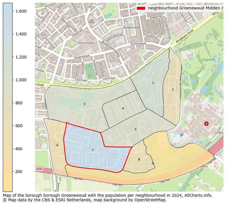 Image of the neighbourhood Groenewoud Midden at the map. This image is used as introduction to this page. This page shows a lot of information about the population in the neighbourhood Groenewoud Midden (such as the distribution by age groups of the residents, the composition of households, whether inhabitants are natives or Dutch with an immigration background, data about the houses (numbers, types, price development, use, type of property, ...) and more (car ownership, energy consumption, ...) based on open data from the Dutch Central Bureau of Statistics and various other sources!