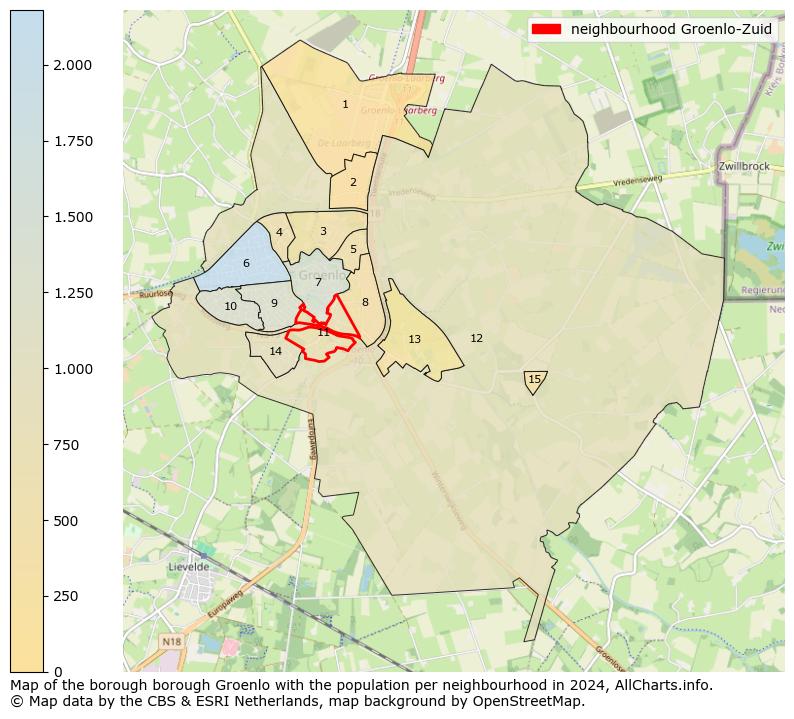 Image of the neighbourhood Groenlo-Zuid at the map. This image is used as introduction to this page. This page shows a lot of information about the population in the neighbourhood Groenlo-Zuid (such as the distribution by age groups of the residents, the composition of households, whether inhabitants are natives or Dutch with an immigration background, data about the houses (numbers, types, price development, use, type of property, ...) and more (car ownership, energy consumption, ...) based on open data from the Dutch Central Bureau of Statistics and various other sources!