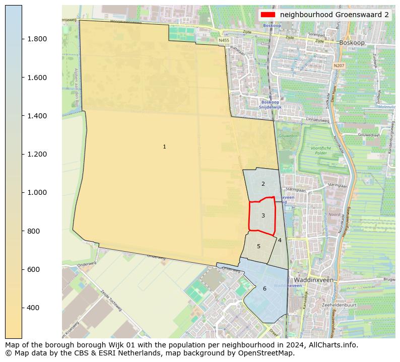 Image of the neighbourhood Groenswaard 2 at the map. This image is used as introduction to this page. This page shows a lot of information about the population in the neighbourhood Groenswaard 2 (such as the distribution by age groups of the residents, the composition of households, whether inhabitants are natives or Dutch with an immigration background, data about the houses (numbers, types, price development, use, type of property, ...) and more (car ownership, energy consumption, ...) based on open data from the Dutch Central Bureau of Statistics and various other sources!