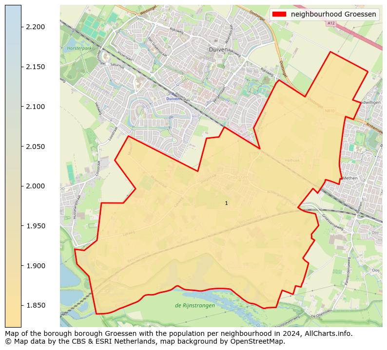 Image of the neighbourhood Groessen at the map. This image is used as introduction to this page. This page shows a lot of information about the population in the neighbourhood Groessen (such as the distribution by age groups of the residents, the composition of households, whether inhabitants are natives or Dutch with an immigration background, data about the houses (numbers, types, price development, use, type of property, ...) and more (car ownership, energy consumption, ...) based on open data from the Dutch Central Bureau of Statistics and various other sources!