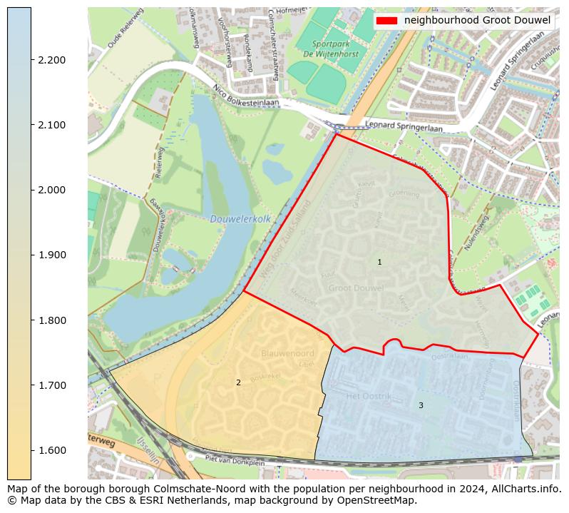 Image of the neighbourhood Groot Douwel at the map. This image is used as introduction to this page. This page shows a lot of information about the population in the neighbourhood Groot Douwel (such as the distribution by age groups of the residents, the composition of households, whether inhabitants are natives or Dutch with an immigration background, data about the houses (numbers, types, price development, use, type of property, ...) and more (car ownership, energy consumption, ...) based on open data from the Dutch Central Bureau of Statistics and various other sources!