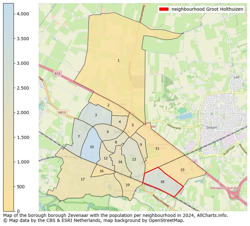 Image of the neighbourhood Groot Holthuizen at the map. This image is used as introduction to this page. This page shows a lot of information about the population in the neighbourhood Groot Holthuizen (such as the distribution by age groups of the residents, the composition of households, whether inhabitants are natives or Dutch with an immigration background, data about the houses (numbers, types, price development, use, type of property, ...) and more (car ownership, energy consumption, ...) based on open data from the Dutch Central Bureau of Statistics and various other sources!