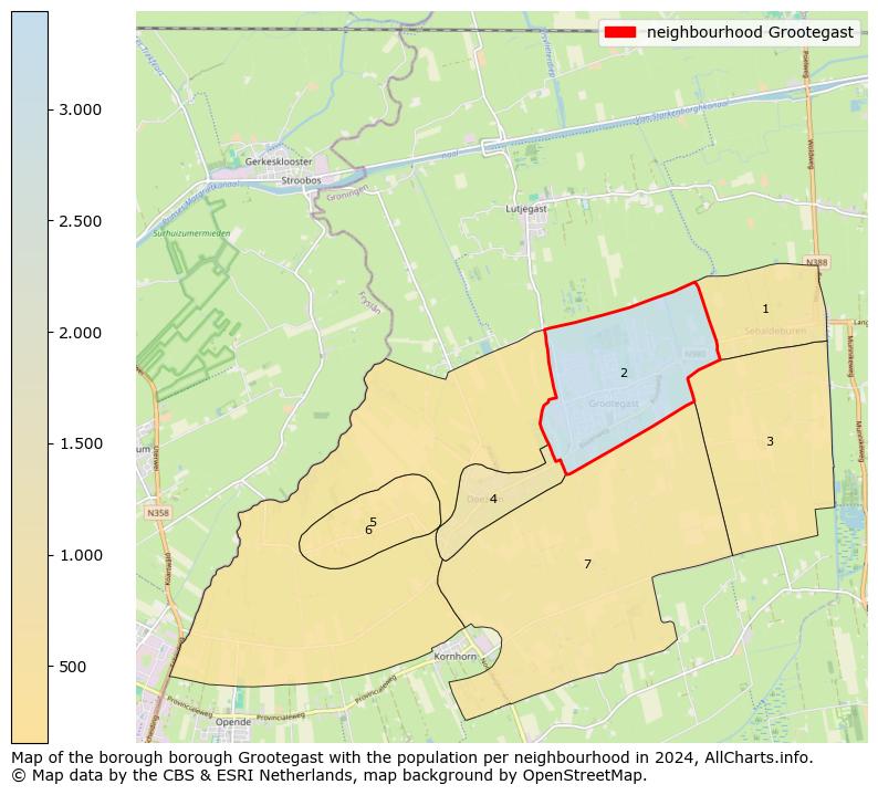 Image of the neighbourhood Grootegast at the map. This image is used as introduction to this page. This page shows a lot of information about the population in the neighbourhood Grootegast (such as the distribution by age groups of the residents, the composition of households, whether inhabitants are natives or Dutch with an immigration background, data about the houses (numbers, types, price development, use, type of property, ...) and more (car ownership, energy consumption, ...) based on open data from the Dutch Central Bureau of Statistics and various other sources!