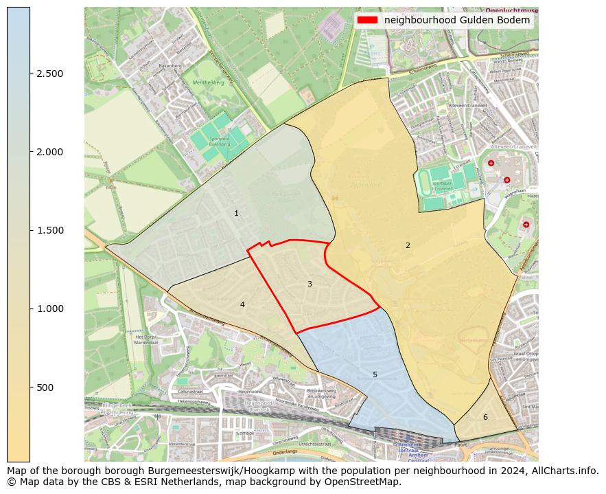 Image of the neighbourhood Gulden Bodem at the map. This image is used as introduction to this page. This page shows a lot of information about the population in the neighbourhood Gulden Bodem (such as the distribution by age groups of the residents, the composition of households, whether inhabitants are natives or Dutch with an immigration background, data about the houses (numbers, types, price development, use, type of property, ...) and more (car ownership, energy consumption, ...) based on open data from the Dutch Central Bureau of Statistics and various other sources!