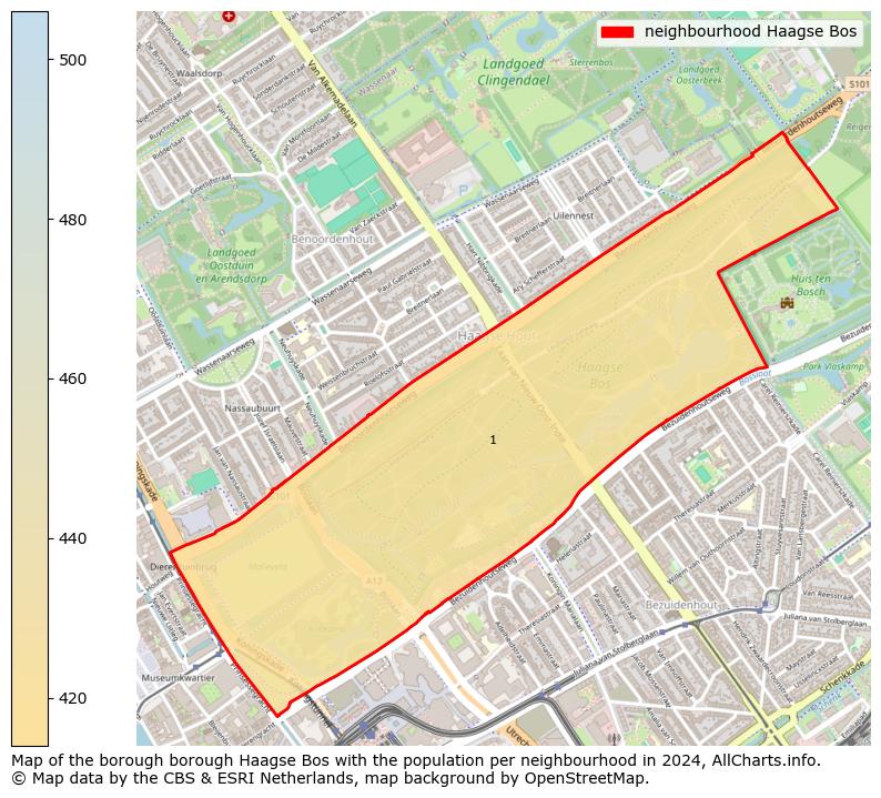 Image of the neighbourhood Haagse Bos at the map. This image is used as introduction to this page. This page shows a lot of information about the population in the neighbourhood Haagse Bos (such as the distribution by age groups of the residents, the composition of households, whether inhabitants are natives or Dutch with an immigration background, data about the houses (numbers, types, price development, use, type of property, ...) and more (car ownership, energy consumption, ...) based on open data from the Dutch Central Bureau of Statistics and various other sources!