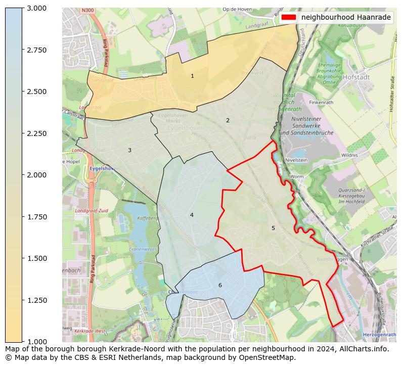 Image of the neighbourhood Haanrade at the map. This image is used as introduction to this page. This page shows a lot of information about the population in the neighbourhood Haanrade (such as the distribution by age groups of the residents, the composition of households, whether inhabitants are natives or Dutch with an immigration background, data about the houses (numbers, types, price development, use, type of property, ...) and more (car ownership, energy consumption, ...) based on open data from the Dutch Central Bureau of Statistics and various other sources!