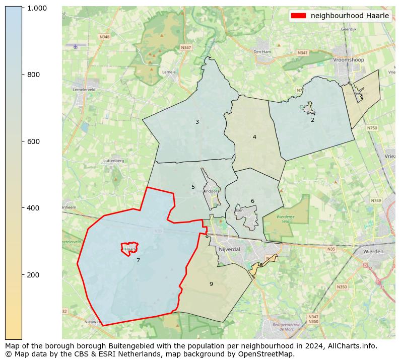 Image of the neighbourhood Haarle at the map. This image is used as introduction to this page. This page shows a lot of information about the population in the neighbourhood Haarle (such as the distribution by age groups of the residents, the composition of households, whether inhabitants are natives or Dutch with an immigration background, data about the houses (numbers, types, price development, use, type of property, ...) and more (car ownership, energy consumption, ...) based on open data from the Dutch Central Bureau of Statistics and various other sources!