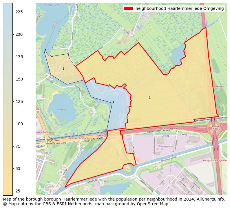 Image of the neighbourhood Haarlemmerliede Omgeving at the map. This image is used as introduction to this page. This page shows a lot of information about the population in the neighbourhood Haarlemmerliede Omgeving (such as the distribution by age groups of the residents, the composition of households, whether inhabitants are natives or Dutch with an immigration background, data about the houses (numbers, types, price development, use, type of property, ...) and more (car ownership, energy consumption, ...) based on open data from the Dutch Central Bureau of Statistics and various other sources!