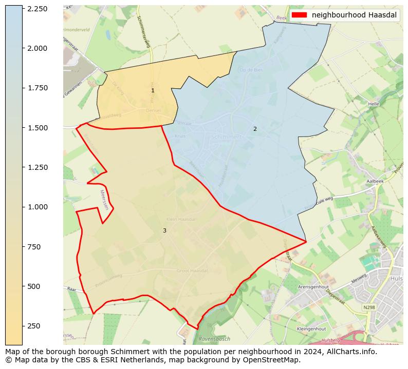 Image of the neighbourhood Haasdal at the map. This image is used as introduction to this page. This page shows a lot of information about the population in the neighbourhood Haasdal (such as the distribution by age groups of the residents, the composition of households, whether inhabitants are natives or Dutch with an immigration background, data about the houses (numbers, types, price development, use, type of property, ...) and more (car ownership, energy consumption, ...) based on open data from the Dutch Central Bureau of Statistics and various other sources!