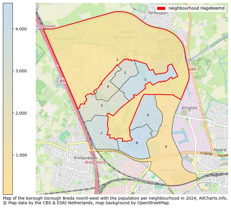 Image of the neighbourhood Hagebeemd at the map. This image is used as introduction to this page. This page shows a lot of information about the population in the neighbourhood Hagebeemd (such as the distribution by age groups of the residents, the composition of households, whether inhabitants are natives or Dutch with an immigration background, data about the houses (numbers, types, price development, use, type of property, ...) and more (car ownership, energy consumption, ...) based on open data from the Dutch Central Bureau of Statistics and various other sources!