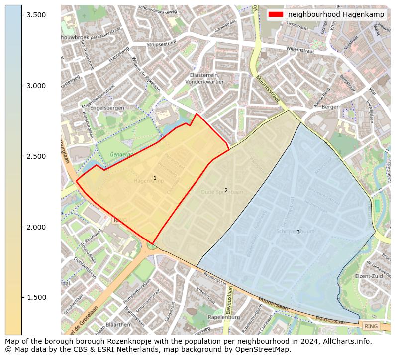 Image of the neighbourhood Hagenkamp at the map. This image is used as introduction to this page. This page shows a lot of information about the population in the neighbourhood Hagenkamp (such as the distribution by age groups of the residents, the composition of households, whether inhabitants are natives or Dutch with an immigration background, data about the houses (numbers, types, price development, use, type of property, ...) and more (car ownership, energy consumption, ...) based on open data from the Dutch Central Bureau of Statistics and various other sources!