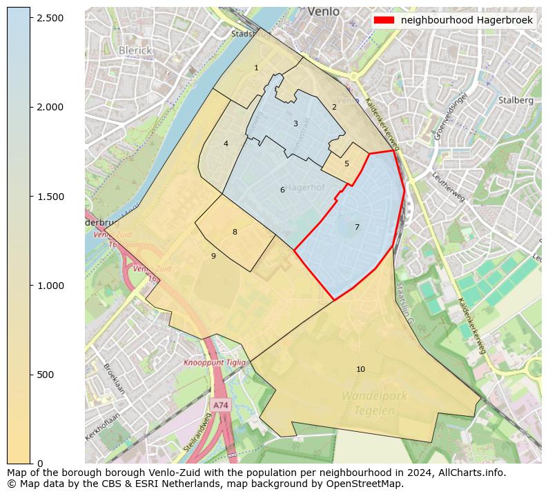 Image of the neighbourhood Hagerbroek at the map. This image is used as introduction to this page. This page shows a lot of information about the population in the neighbourhood Hagerbroek (such as the distribution by age groups of the residents, the composition of households, whether inhabitants are natives or Dutch with an immigration background, data about the houses (numbers, types, price development, use, type of property, ...) and more (car ownership, energy consumption, ...) based on open data from the Dutch Central Bureau of Statistics and various other sources!