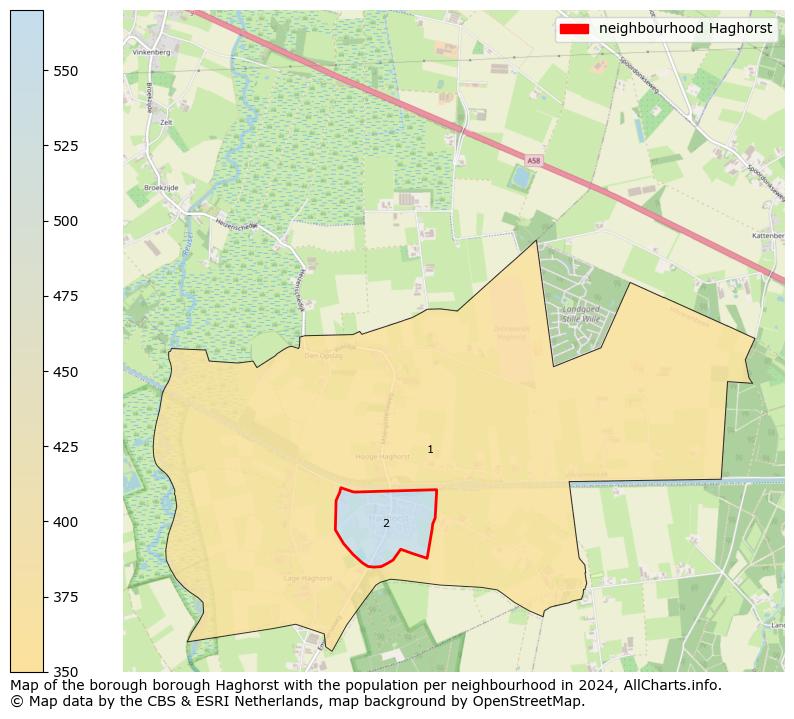 Image of the neighbourhood Haghorst at the map. This image is used as introduction to this page. This page shows a lot of information about the population in the neighbourhood Haghorst (such as the distribution by age groups of the residents, the composition of households, whether inhabitants are natives or Dutch with an immigration background, data about the houses (numbers, types, price development, use, type of property, ...) and more (car ownership, energy consumption, ...) based on open data from the Dutch Central Bureau of Statistics and various other sources!