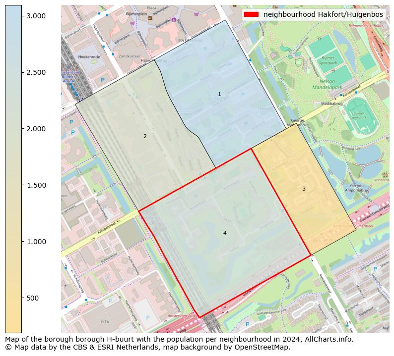 Image of the neighbourhood Hakfort/Huigenbos at the map. This image is used as introduction to this page. This page shows a lot of information about the population in the neighbourhood Hakfort/Huigenbos (such as the distribution by age groups of the residents, the composition of households, whether inhabitants are natives or Dutch with an immigration background, data about the houses (numbers, types, price development, use, type of property, ...) and more (car ownership, energy consumption, ...) based on open data from the Dutch Central Bureau of Statistics and various other sources!