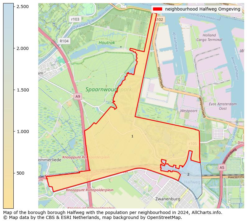 Image of the neighbourhood Halfweg Omgeving at the map. This image is used as introduction to this page. This page shows a lot of information about the population in the neighbourhood Halfweg Omgeving (such as the distribution by age groups of the residents, the composition of households, whether inhabitants are natives or Dutch with an immigration background, data about the houses (numbers, types, price development, use, type of property, ...) and more (car ownership, energy consumption, ...) based on open data from the Dutch Central Bureau of Statistics and various other sources!