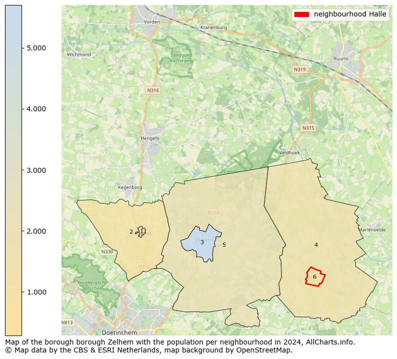 Image of the neighbourhood Halle at the map. This image is used as introduction to this page. This page shows a lot of information about the population in the neighbourhood Halle (such as the distribution by age groups of the residents, the composition of households, whether inhabitants are natives or Dutch with an immigration background, data about the houses (numbers, types, price development, use, type of property, ...) and more (car ownership, energy consumption, ...) based on open data from the Dutch Central Bureau of Statistics and various other sources!