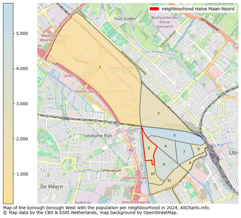 Image of the neighbourhood Halve Maan-Noord at the map. This image is used as introduction to this page. This page shows a lot of information about the population in the neighbourhood Halve Maan-Noord (such as the distribution by age groups of the residents, the composition of households, whether inhabitants are natives or Dutch with an immigration background, data about the houses (numbers, types, price development, use, type of property, ...) and more (car ownership, energy consumption, ...) based on open data from the Dutch Central Bureau of Statistics and various other sources!