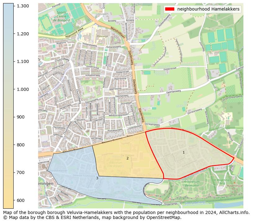 Image of the neighbourhood Hamelakkers at the map. This image is used as introduction to this page. This page shows a lot of information about the population in the neighbourhood Hamelakkers (such as the distribution by age groups of the residents, the composition of households, whether inhabitants are natives or Dutch with an immigration background, data about the houses (numbers, types, price development, use, type of property, ...) and more (car ownership, energy consumption, ...) based on open data from the Dutch Central Bureau of Statistics and various other sources!