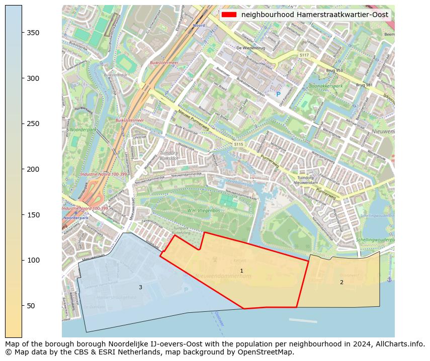 Image of the neighbourhood Hamerstraatkwartier-Oost at the map. This image is used as introduction to this page. This page shows a lot of information about the population in the neighbourhood Hamerstraatkwartier-Oost (such as the distribution by age groups of the residents, the composition of households, whether inhabitants are natives or Dutch with an immigration background, data about the houses (numbers, types, price development, use, type of property, ...) and more (car ownership, energy consumption, ...) based on open data from the Dutch Central Bureau of Statistics and various other sources!