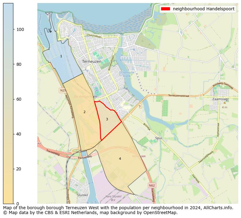 Image of the neighbourhood Handelspoort at the map. This image is used as introduction to this page. This page shows a lot of information about the population in the neighbourhood Handelspoort (such as the distribution by age groups of the residents, the composition of households, whether inhabitants are natives or Dutch with an immigration background, data about the houses (numbers, types, price development, use, type of property, ...) and more (car ownership, energy consumption, ...) based on open data from the Dutch Central Bureau of Statistics and various other sources!