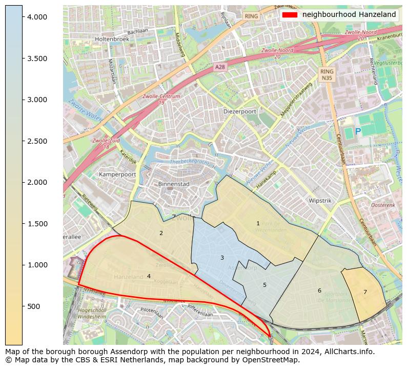 Image of the neighbourhood Hanzeland at the map. This image is used as introduction to this page. This page shows a lot of information about the population in the neighbourhood Hanzeland (such as the distribution by age groups of the residents, the composition of households, whether inhabitants are natives or Dutch with an immigration background, data about the houses (numbers, types, price development, use, type of property, ...) and more (car ownership, energy consumption, ...) based on open data from the Dutch Central Bureau of Statistics and various other sources!