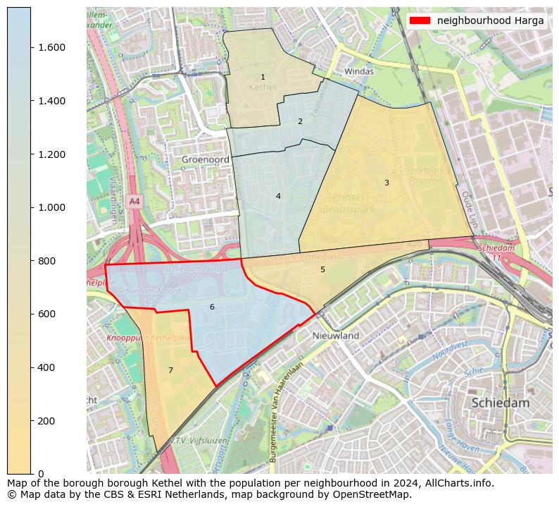 Image of the neighbourhood Harga at the map. This image is used as introduction to this page. This page shows a lot of information about the population in the neighbourhood Harga (such as the distribution by age groups of the residents, the composition of households, whether inhabitants are natives or Dutch with an immigration background, data about the houses (numbers, types, price development, use, type of property, ...) and more (car ownership, energy consumption, ...) based on open data from the Dutch Central Bureau of Statistics and various other sources!