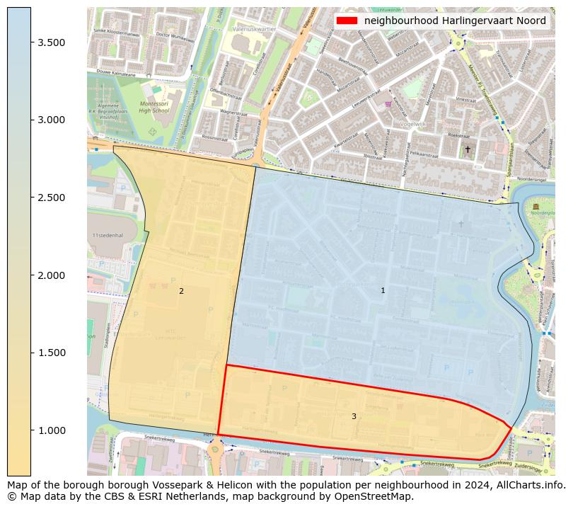 Image of the neighbourhood Harlingervaart Noord at the map. This image is used as introduction to this page. This page shows a lot of information about the population in the neighbourhood Harlingervaart Noord (such as the distribution by age groups of the residents, the composition of households, whether inhabitants are natives or Dutch with an immigration background, data about the houses (numbers, types, price development, use, type of property, ...) and more (car ownership, energy consumption, ...) based on open data from the Dutch Central Bureau of Statistics and various other sources!