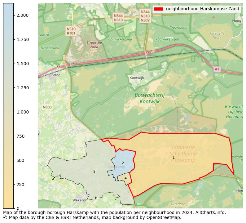 Image of the neighbourhood Harskampse Zand at the map. This image is used as introduction to this page. This page shows a lot of information about the population in the neighbourhood Harskampse Zand (such as the distribution by age groups of the residents, the composition of households, whether inhabitants are natives or Dutch with an immigration background, data about the houses (numbers, types, price development, use, type of property, ...) and more (car ownership, energy consumption, ...) based on open data from the Dutch Central Bureau of Statistics and various other sources!