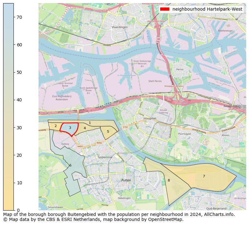 Image of the neighbourhood Hartelpark-West at the map. This image is used as introduction to this page. This page shows a lot of information about the population in the neighbourhood Hartelpark-West (such as the distribution by age groups of the residents, the composition of households, whether inhabitants are natives or Dutch with an immigration background, data about the houses (numbers, types, price development, use, type of property, ...) and more (car ownership, energy consumption, ...) based on open data from the Dutch Central Bureau of Statistics and various other sources!