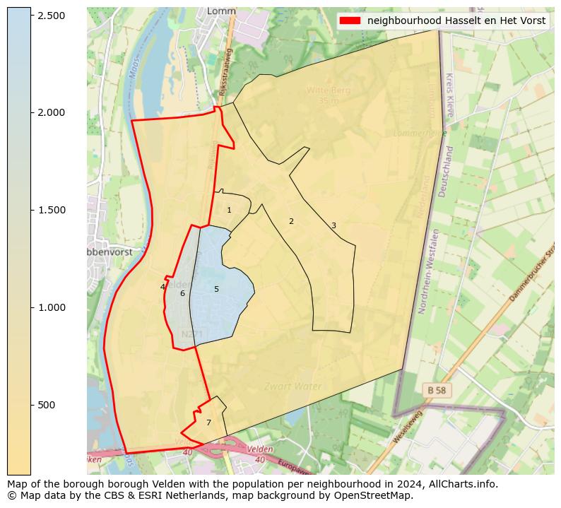 Image of the neighbourhood Hasselt en Het Vorst at the map. This image is used as introduction to this page. This page shows a lot of information about the population in the neighbourhood Hasselt en Het Vorst (such as the distribution by age groups of the residents, the composition of households, whether inhabitants are natives or Dutch with an immigration background, data about the houses (numbers, types, price development, use, type of property, ...) and more (car ownership, energy consumption, ...) based on open data from the Dutch Central Bureau of Statistics and various other sources!