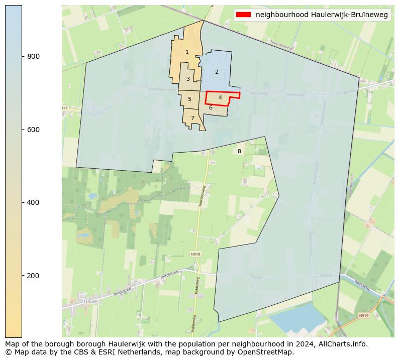 Image of the neighbourhood Haulerwijk-Bruïneweg at the map. This image is used as introduction to this page. This page shows a lot of information about the population in the neighbourhood Haulerwijk-Bruïneweg (such as the distribution by age groups of the residents, the composition of households, whether inhabitants are natives or Dutch with an immigration background, data about the houses (numbers, types, price development, use, type of property, ...) and more (car ownership, energy consumption, ...) based on open data from the Dutch Central Bureau of Statistics and various other sources!