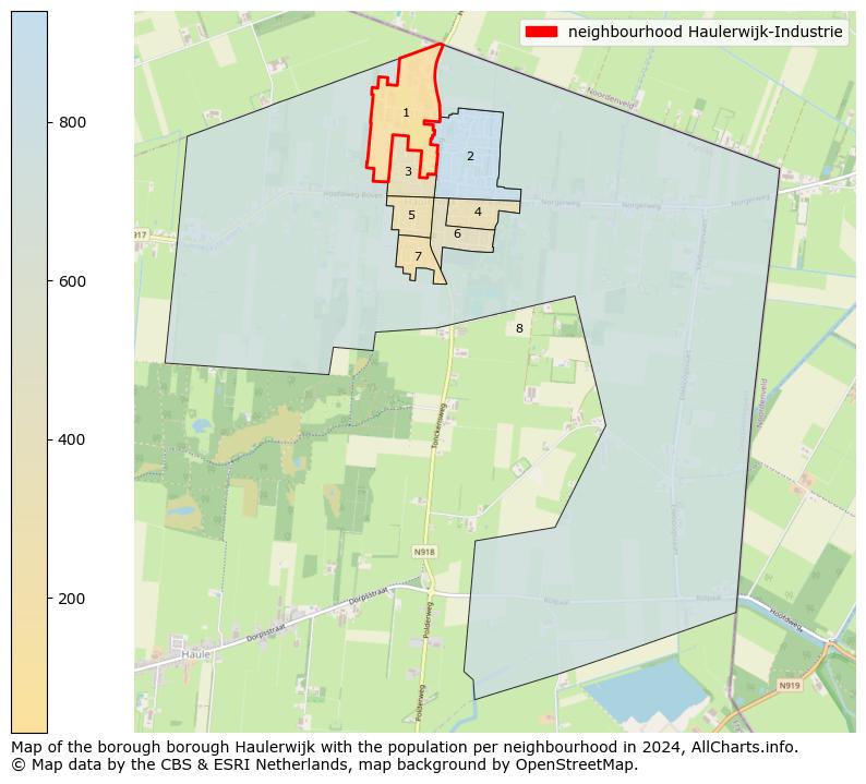 Image of the neighbourhood Haulerwijk-Industrie at the map. This image is used as introduction to this page. This page shows a lot of information about the population in the neighbourhood Haulerwijk-Industrie (such as the distribution by age groups of the residents, the composition of households, whether inhabitants are natives or Dutch with an immigration background, data about the houses (numbers, types, price development, use, type of property, ...) and more (car ownership, energy consumption, ...) based on open data from the Dutch Central Bureau of Statistics and various other sources!