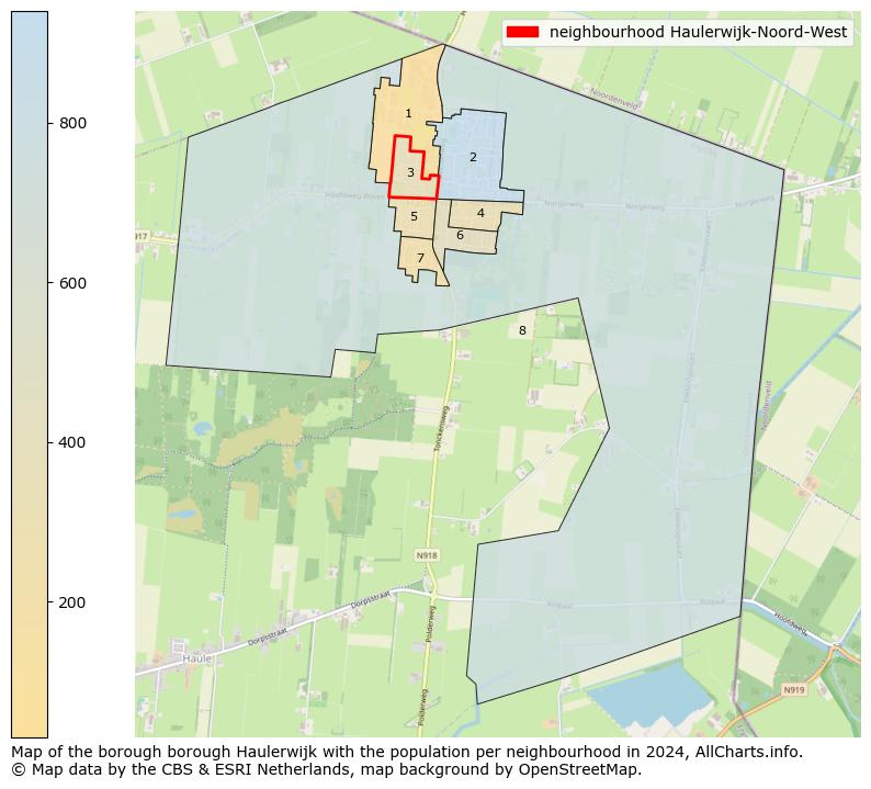 Image of the neighbourhood Haulerwijk-Noord-West at the map. This image is used as introduction to this page. This page shows a lot of information about the population in the neighbourhood Haulerwijk-Noord-West (such as the distribution by age groups of the residents, the composition of households, whether inhabitants are natives or Dutch with an immigration background, data about the houses (numbers, types, price development, use, type of property, ...) and more (car ownership, energy consumption, ...) based on open data from the Dutch Central Bureau of Statistics and various other sources!