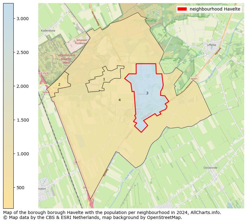 Image of the neighbourhood Havelte at the map. This image is used as introduction to this page. This page shows a lot of information about the population in the neighbourhood Havelte (such as the distribution by age groups of the residents, the composition of households, whether inhabitants are natives or Dutch with an immigration background, data about the houses (numbers, types, price development, use, type of property, ...) and more (car ownership, energy consumption, ...) based on open data from the Dutch Central Bureau of Statistics and various other sources!