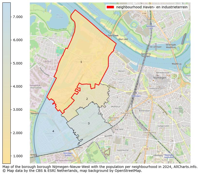 Image of the neighbourhood Haven- en industrieterrein at the map. This image is used as introduction to this page. This page shows a lot of information about the population in the neighbourhood Haven- en industrieterrein (such as the distribution by age groups of the residents, the composition of households, whether inhabitants are natives or Dutch with an immigration background, data about the houses (numbers, types, price development, use, type of property, ...) and more (car ownership, energy consumption, ...) based on open data from the Dutch Central Bureau of Statistics and various other sources!