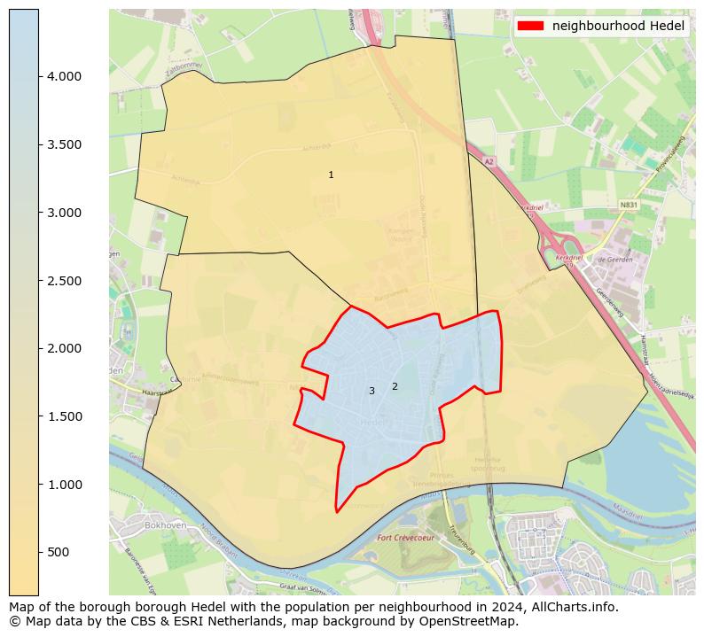 Image of the neighbourhood Hedel at the map. This image is used as introduction to this page. This page shows a lot of information about the population in the neighbourhood Hedel (such as the distribution by age groups of the residents, the composition of households, whether inhabitants are natives or Dutch with an immigration background, data about the houses (numbers, types, price development, use, type of property, ...) and more (car ownership, energy consumption, ...) based on open data from the Dutch Central Bureau of Statistics and various other sources!