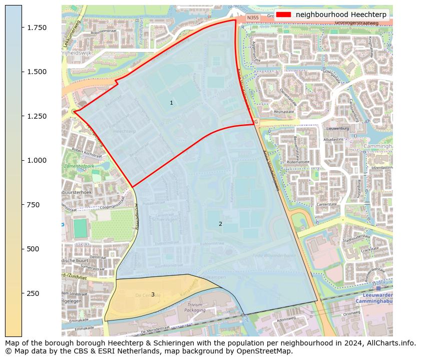 Image of the neighbourhood Heechterp at the map. This image is used as introduction to this page. This page shows a lot of information about the population in the neighbourhood Heechterp (such as the distribution by age groups of the residents, the composition of households, whether inhabitants are natives or Dutch with an immigration background, data about the houses (numbers, types, price development, use, type of property, ...) and more (car ownership, energy consumption, ...) based on open data from the Dutch Central Bureau of Statistics and various other sources!