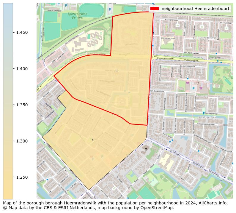 Image of the neighbourhood Heemradenbuurt at the map. This image is used as introduction to this page. This page shows a lot of information about the population in the neighbourhood Heemradenbuurt (such as the distribution by age groups of the residents, the composition of households, whether inhabitants are natives or Dutch with an immigration background, data about the houses (numbers, types, price development, use, type of property, ...) and more (car ownership, energy consumption, ...) based on open data from the Dutch Central Bureau of Statistics and various other sources!