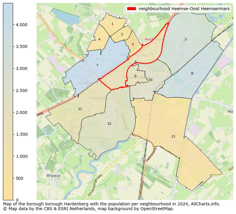 Image of the neighbourhood Heemse-Oost Heemsermars at the map. This image is used as introduction to this page. This page shows a lot of information about the population in the neighbourhood Heemse-Oost Heemsermars (such as the distribution by age groups of the residents, the composition of households, whether inhabitants are natives or Dutch with an immigration background, data about the houses (numbers, types, price development, use, type of property, ...) and more (car ownership, energy consumption, ...) based on open data from the Dutch Central Bureau of Statistics and various other sources!