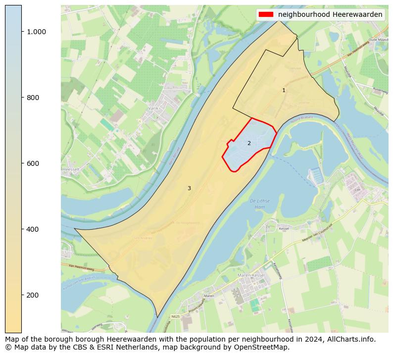 Image of the neighbourhood Heerewaarden at the map. This image is used as introduction to this page. This page shows a lot of information about the population in the neighbourhood Heerewaarden (such as the distribution by age groups of the residents, the composition of households, whether inhabitants are natives or Dutch with an immigration background, data about the houses (numbers, types, price development, use, type of property, ...) and more (car ownership, energy consumption, ...) based on open data from the Dutch Central Bureau of Statistics and various other sources!