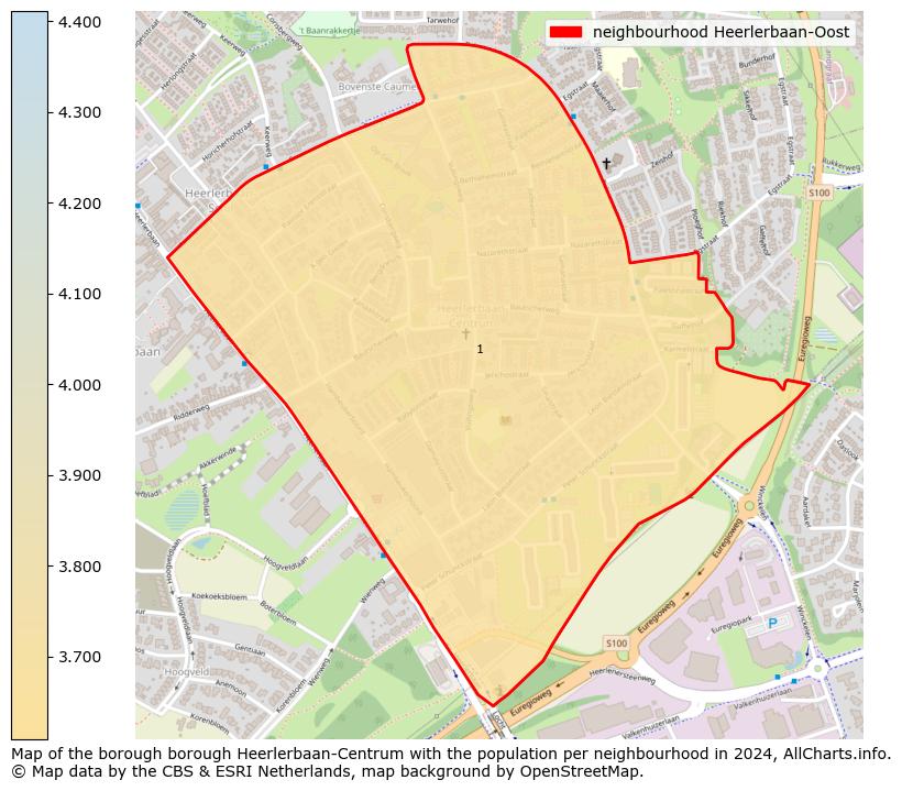 Image of the neighbourhood Heerlerbaan-Oost at the map. This image is used as introduction to this page. This page shows a lot of information about the population in the neighbourhood Heerlerbaan-Oost (such as the distribution by age groups of the residents, the composition of households, whether inhabitants are natives or Dutch with an immigration background, data about the houses (numbers, types, price development, use, type of property, ...) and more (car ownership, energy consumption, ...) based on open data from the Dutch Central Bureau of Statistics and various other sources!