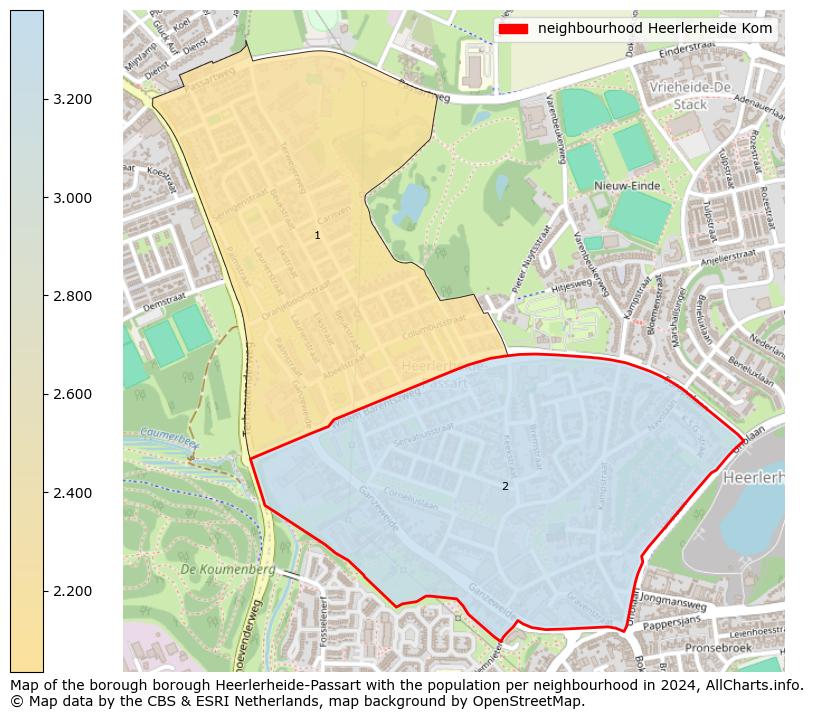 Image of the neighbourhood Heerlerheide Kom at the map. This image is used as introduction to this page. This page shows a lot of information about the population in the neighbourhood Heerlerheide Kom (such as the distribution by age groups of the residents, the composition of households, whether inhabitants are natives or Dutch with an immigration background, data about the houses (numbers, types, price development, use, type of property, ...) and more (car ownership, energy consumption, ...) based on open data from the Dutch Central Bureau of Statistics and various other sources!