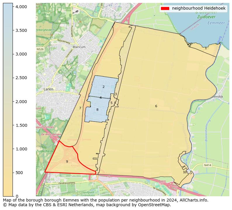 Image of the neighbourhood Heidehoek at the map. This image is used as introduction to this page. This page shows a lot of information about the population in the neighbourhood Heidehoek (such as the distribution by age groups of the residents, the composition of households, whether inhabitants are natives or Dutch with an immigration background, data about the houses (numbers, types, price development, use, type of property, ...) and more (car ownership, energy consumption, ...) based on open data from the Dutch Central Bureau of Statistics and various other sources!