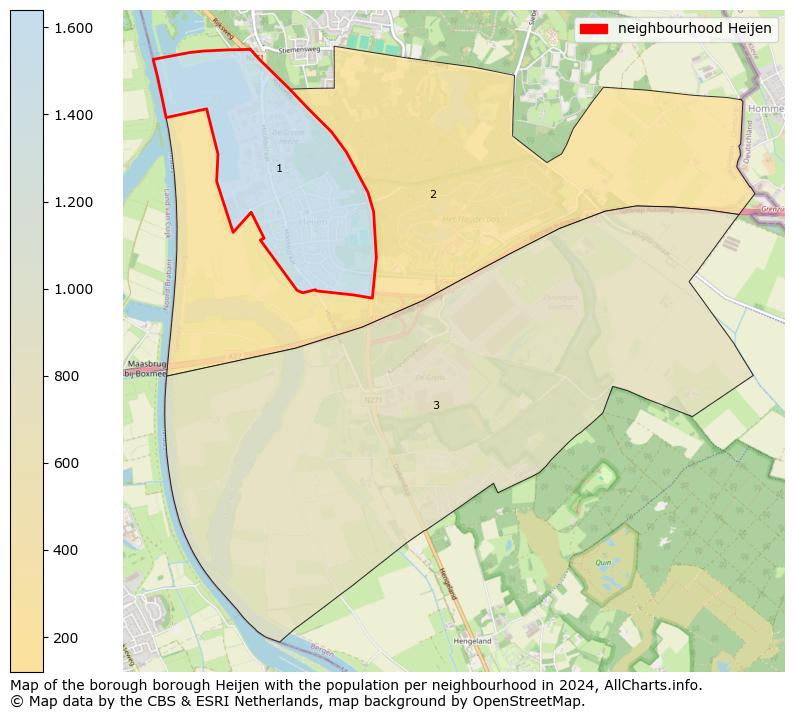 Image of the neighbourhood Heijen at the map. This image is used as introduction to this page. This page shows a lot of information about the population in the neighbourhood Heijen (such as the distribution by age groups of the residents, the composition of households, whether inhabitants are natives or Dutch with an immigration background, data about the houses (numbers, types, price development, use, type of property, ...) and more (car ownership, energy consumption, ...) based on open data from the Dutch Central Bureau of Statistics and various other sources!