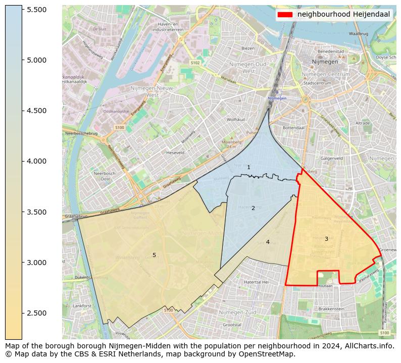 Image of the neighbourhood Heijendaal at the map. This image is used as introduction to this page. This page shows a lot of information about the population in the neighbourhood Heijendaal (such as the distribution by age groups of the residents, the composition of households, whether inhabitants are natives or Dutch with an immigration background, data about the houses (numbers, types, price development, use, type of property, ...) and more (car ownership, energy consumption, ...) based on open data from the Dutch Central Bureau of Statistics and various other sources!