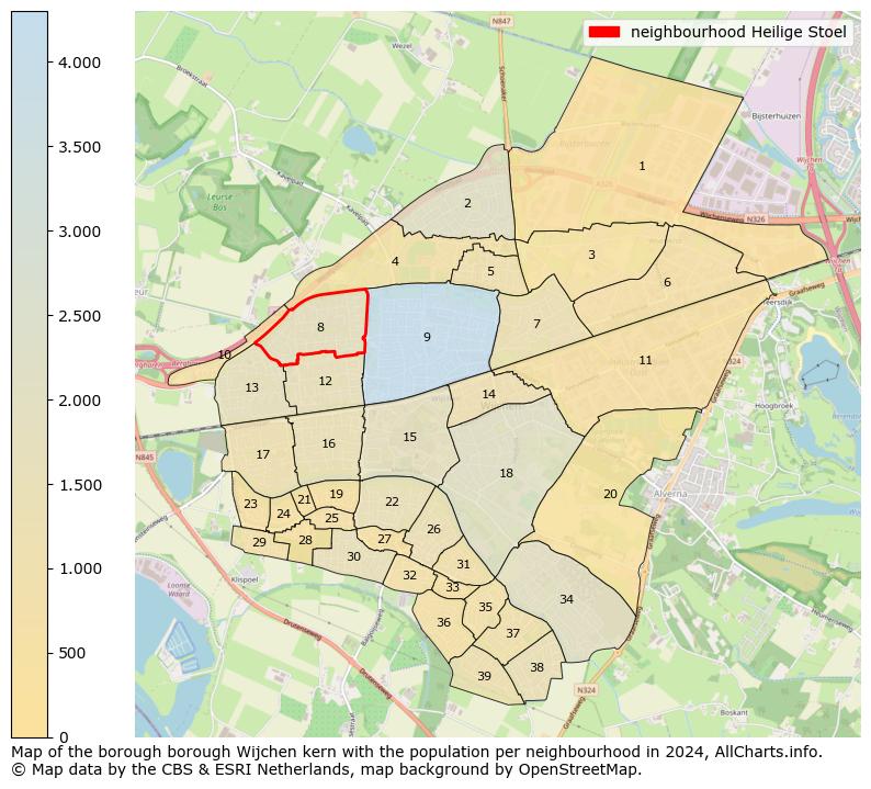 Image of the neighbourhood Heilige Stoel at the map. This image is used as introduction to this page. This page shows a lot of information about the population in the neighbourhood Heilige Stoel (such as the distribution by age groups of the residents, the composition of households, whether inhabitants are natives or Dutch with an immigration background, data about the houses (numbers, types, price development, use, type of property, ...) and more (car ownership, energy consumption, ...) based on open data from the Dutch Central Bureau of Statistics and various other sources!