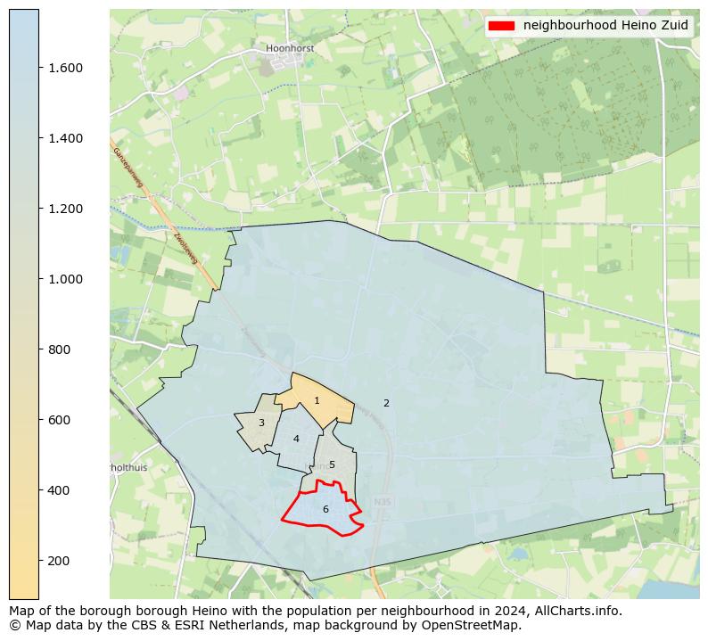 Image of the neighbourhood Heino Zuid at the map. This image is used as introduction to this page. This page shows a lot of information about the population in the neighbourhood Heino Zuid (such as the distribution by age groups of the residents, the composition of households, whether inhabitants are natives or Dutch with an immigration background, data about the houses (numbers, types, price development, use, type of property, ...) and more (car ownership, energy consumption, ...) based on open data from the Dutch Central Bureau of Statistics and various other sources!