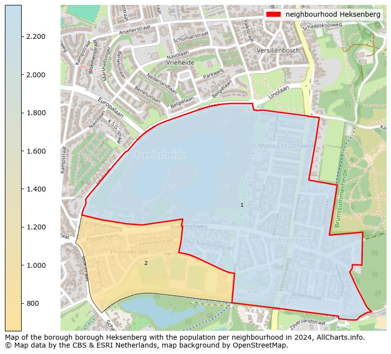 Image of the neighbourhood Heksenberg at the map. This image is used as introduction to this page. This page shows a lot of information about the population in the neighbourhood Heksenberg (such as the distribution by age groups of the residents, the composition of households, whether inhabitants are natives or Dutch with an immigration background, data about the houses (numbers, types, price development, use, type of property, ...) and more (car ownership, energy consumption, ...) based on open data from the Dutch Central Bureau of Statistics and various other sources!